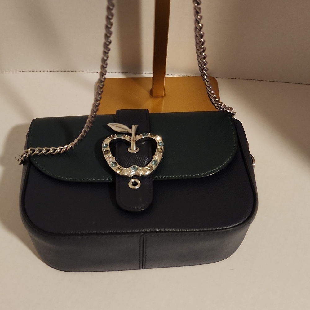 Coach Gemma Crossbody Apple Buckle Forest Midnight Navy